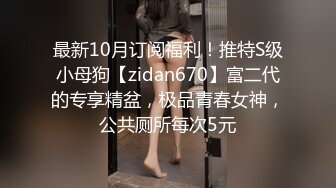 最新10月订阅福利！推特S级小母狗【zidan670】富二代的专享精盆，极品青春女神，公共厕所每次5元