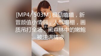 [MP4/ 503M] 极品嘻嘻，新晋颜值小情侣，人气爆棚，画质吊打全场，黑森林中的嫩鲍被注满精液